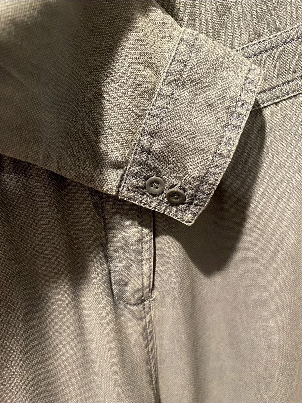 Treasure & Bond Utility Boiler Suit. Washed Denim Jumpsuit. Blue/Grey. Size XS. - Picture 11 of 11